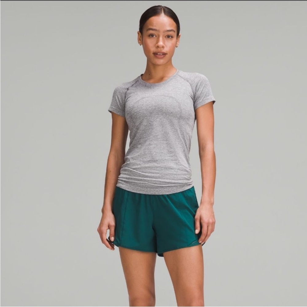 Lululemon Hotty Hot High-Rise Short 4" Storm Teal **